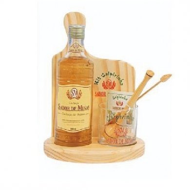 Cachaça Sabor de Minas Kit Caipirinha (Bálsamo) 500 ml
