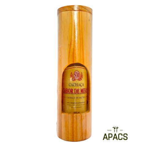 Cachaça Sabor de Minas Mad. Cilíndrica (Bálsamo) 500 ml