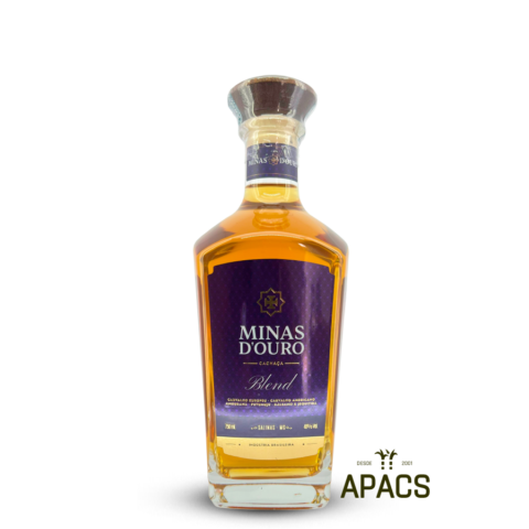 Minas D'Ouro (Blend) 6 Madeiras (Carvalho europeu, Carvalho americano, Umburana, Putumuju, Bálsamo e Jequitibá rosa) 750 ml