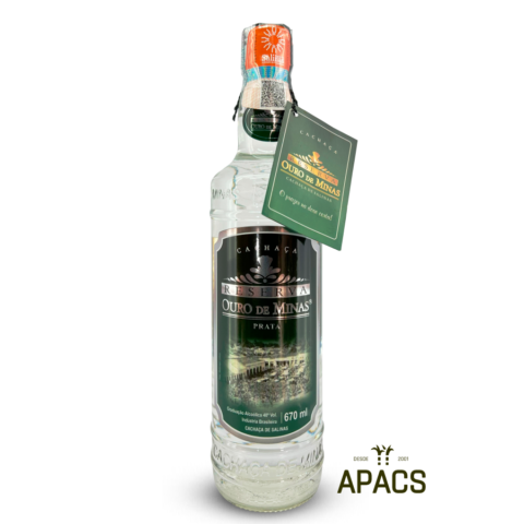 Cachaça Reserva Ouro de Minas (Prata) 670 ml