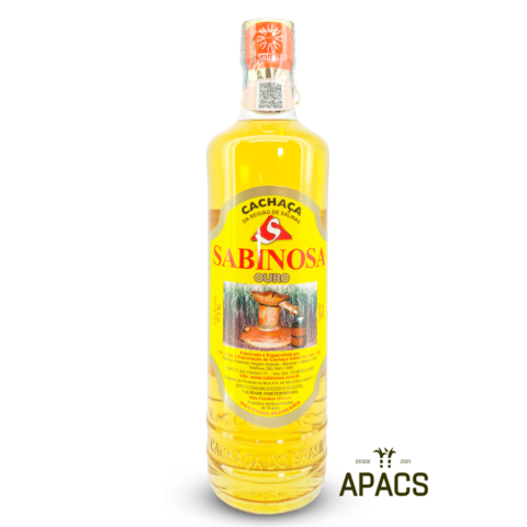 Cachaça Sabinosa Ouro 7 anos (Bálsamo) 700 ml